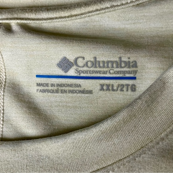 Columbia Women's Weekend Adventure Short Sleeve Yellow Outdoor Gorpcore XXL - Picture 9 of 10